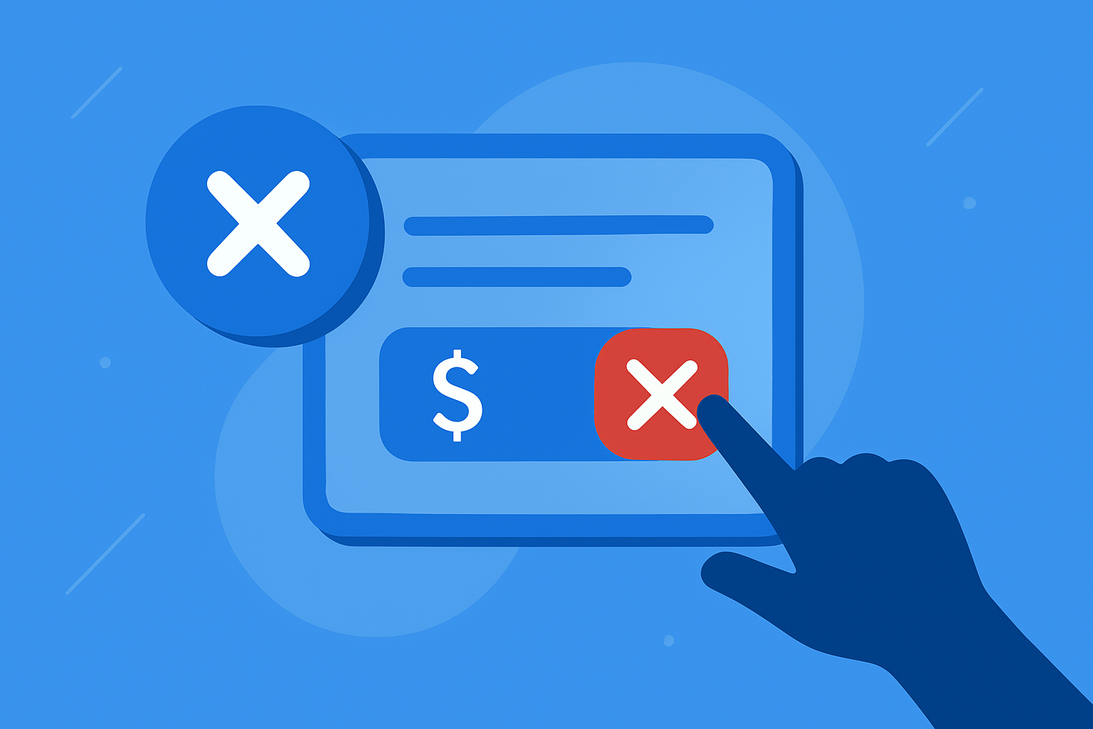 Anulando o cancelando transacciones